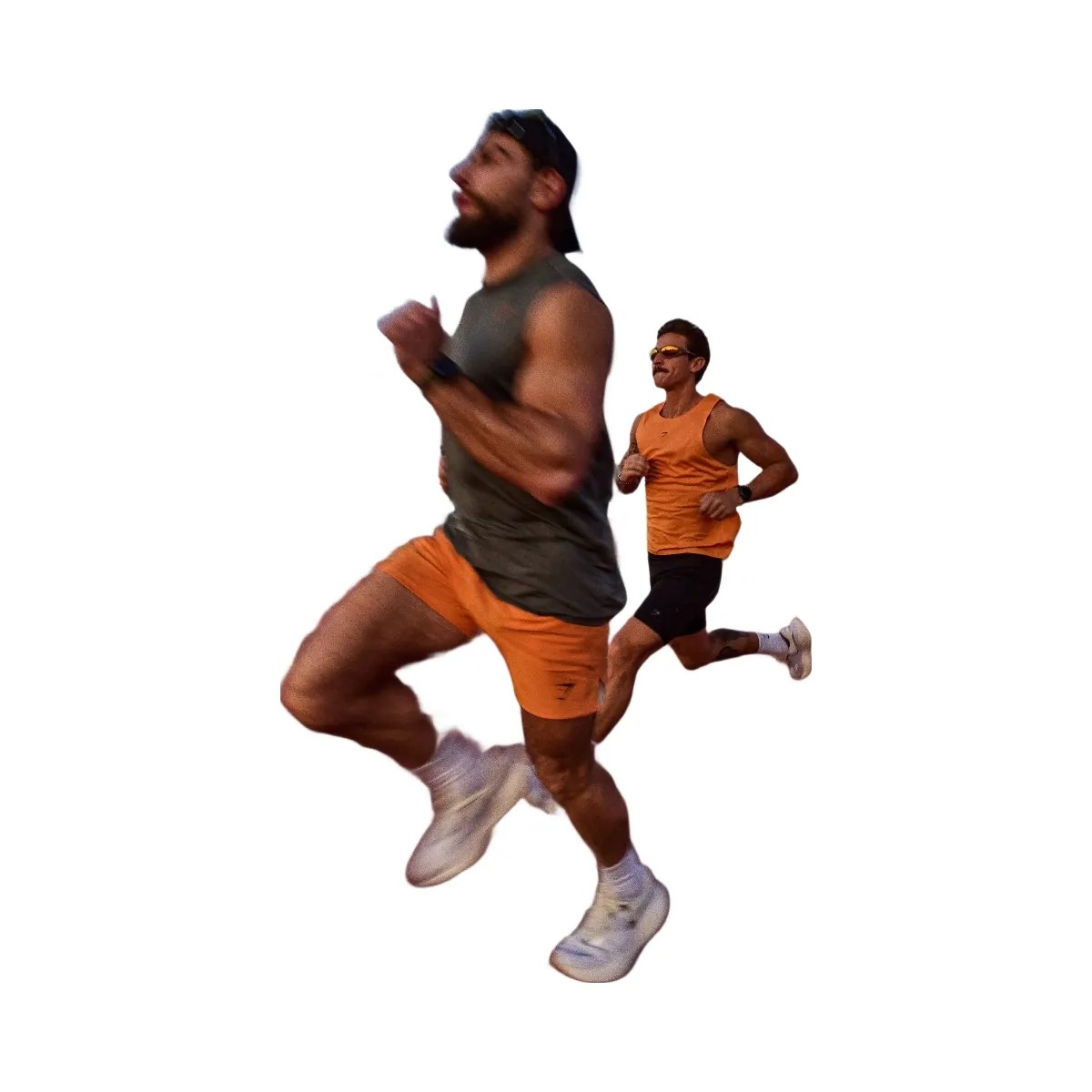 Gymshark Train 5" Shorts "Dayglow Peach" - HypeFly India View 2