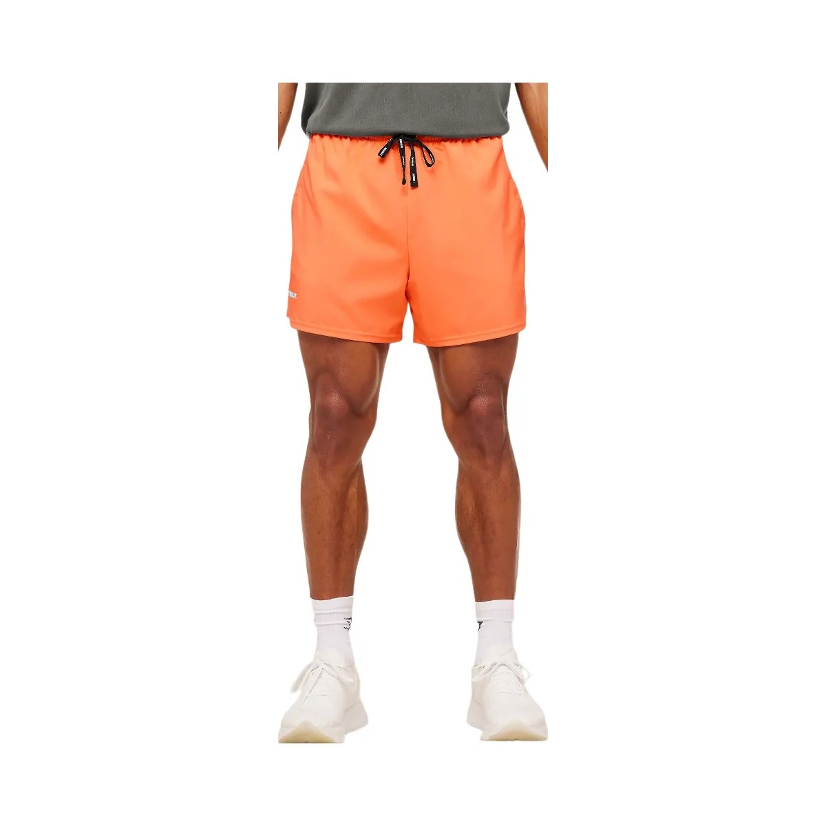 Gymshark Train 5" Shorts "Dayglow Peach" - HypeFly India View 3