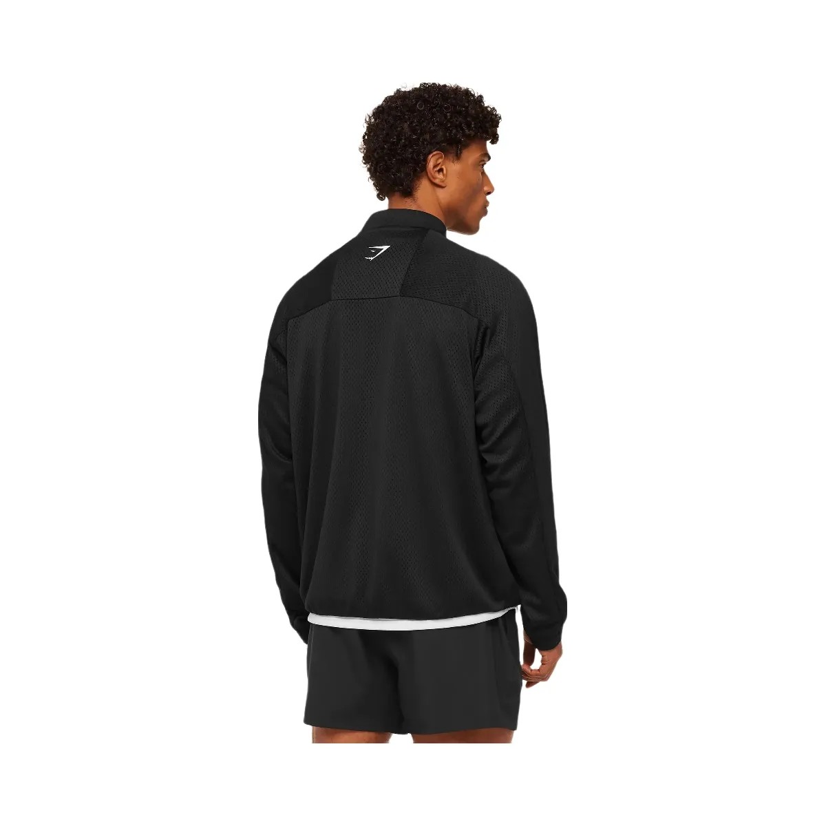 Gymshark Train Zip Through Jacket "Black" - HypeFly India View 2