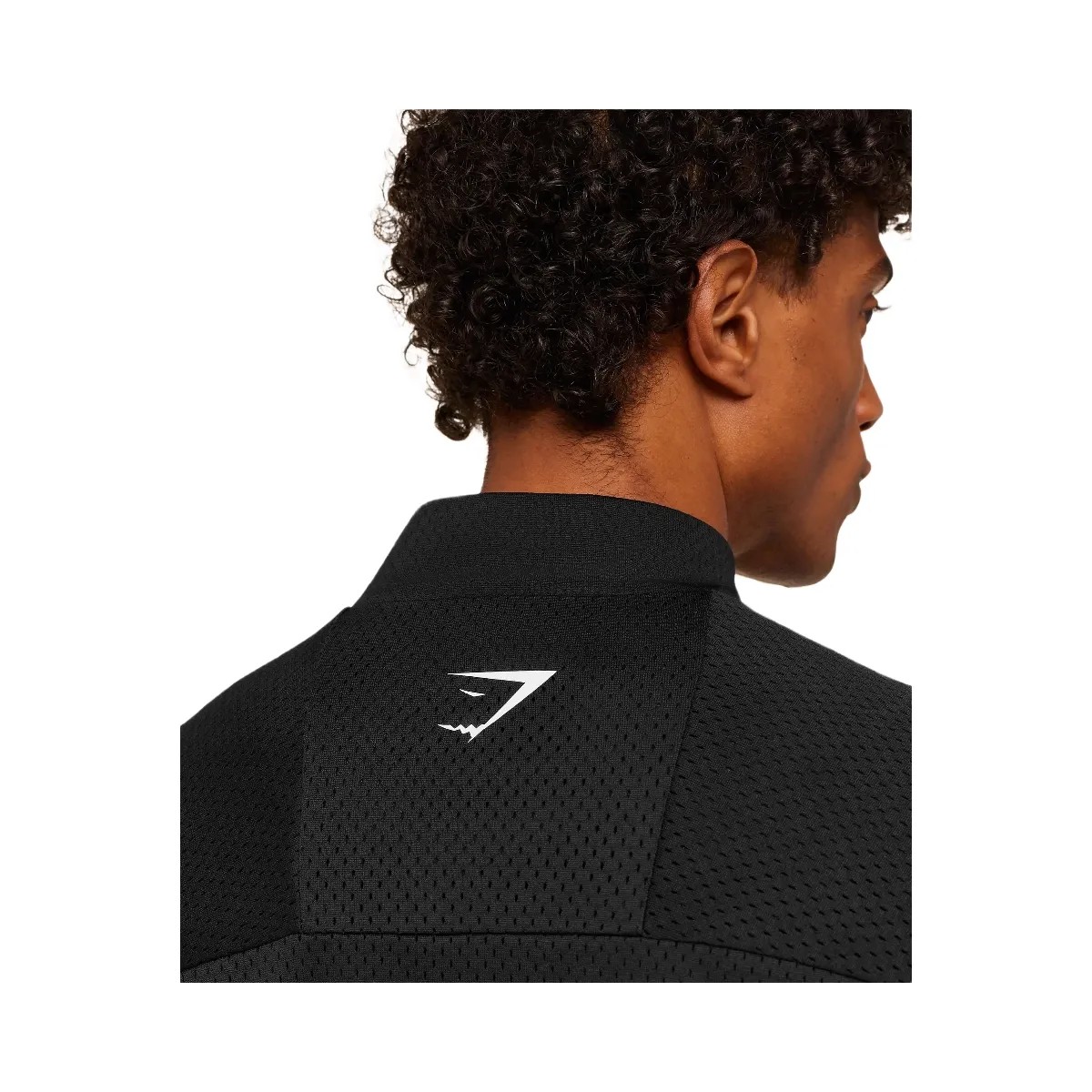 Gymshark Train Zip Through Jacket "Black" - HypeFly India View 5