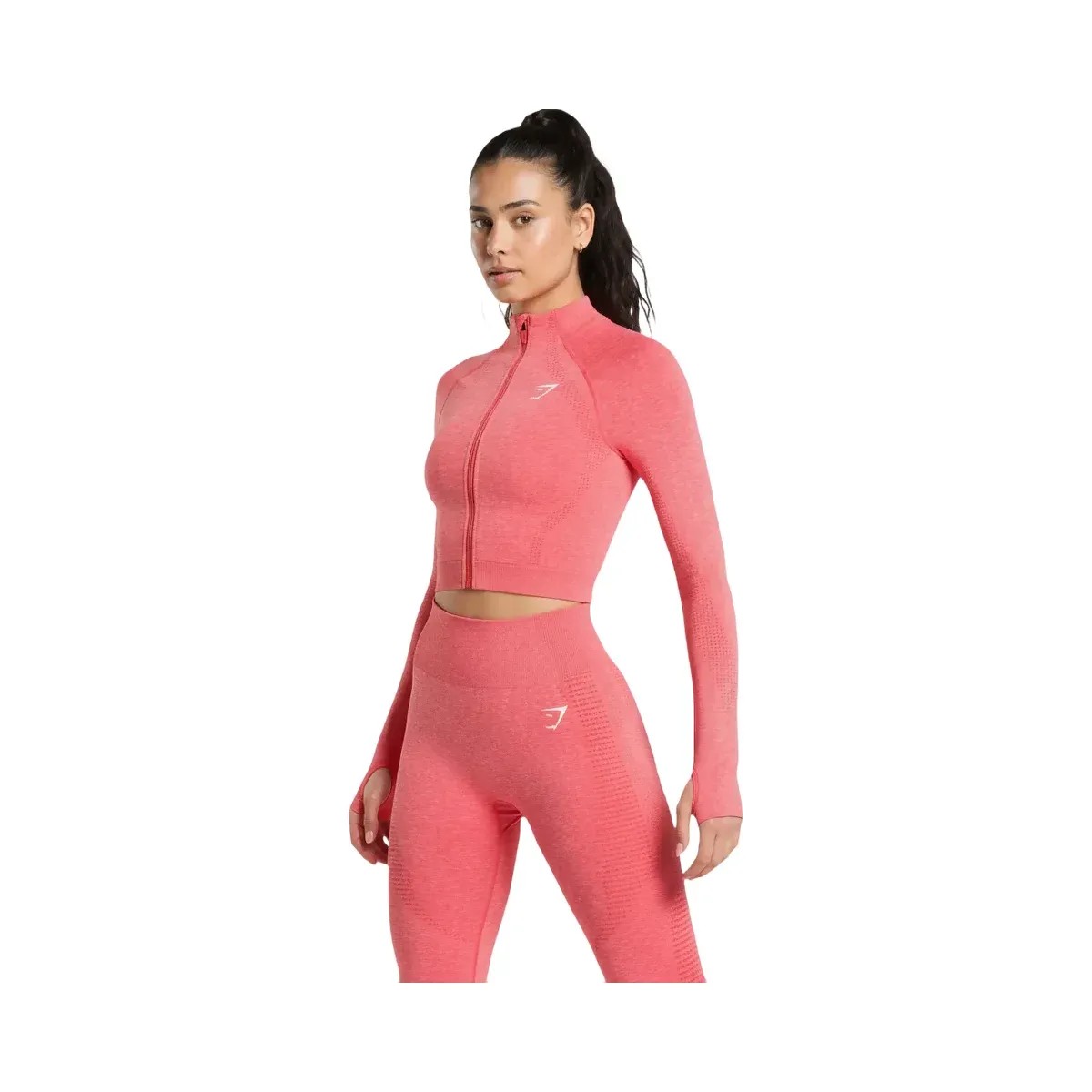 gymshark-vital-midi-zip-up-jacket-coral-red