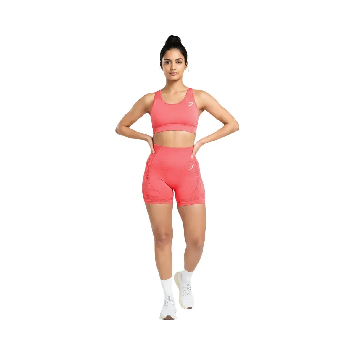 gymshark-vital-shorts-coral-red-marl