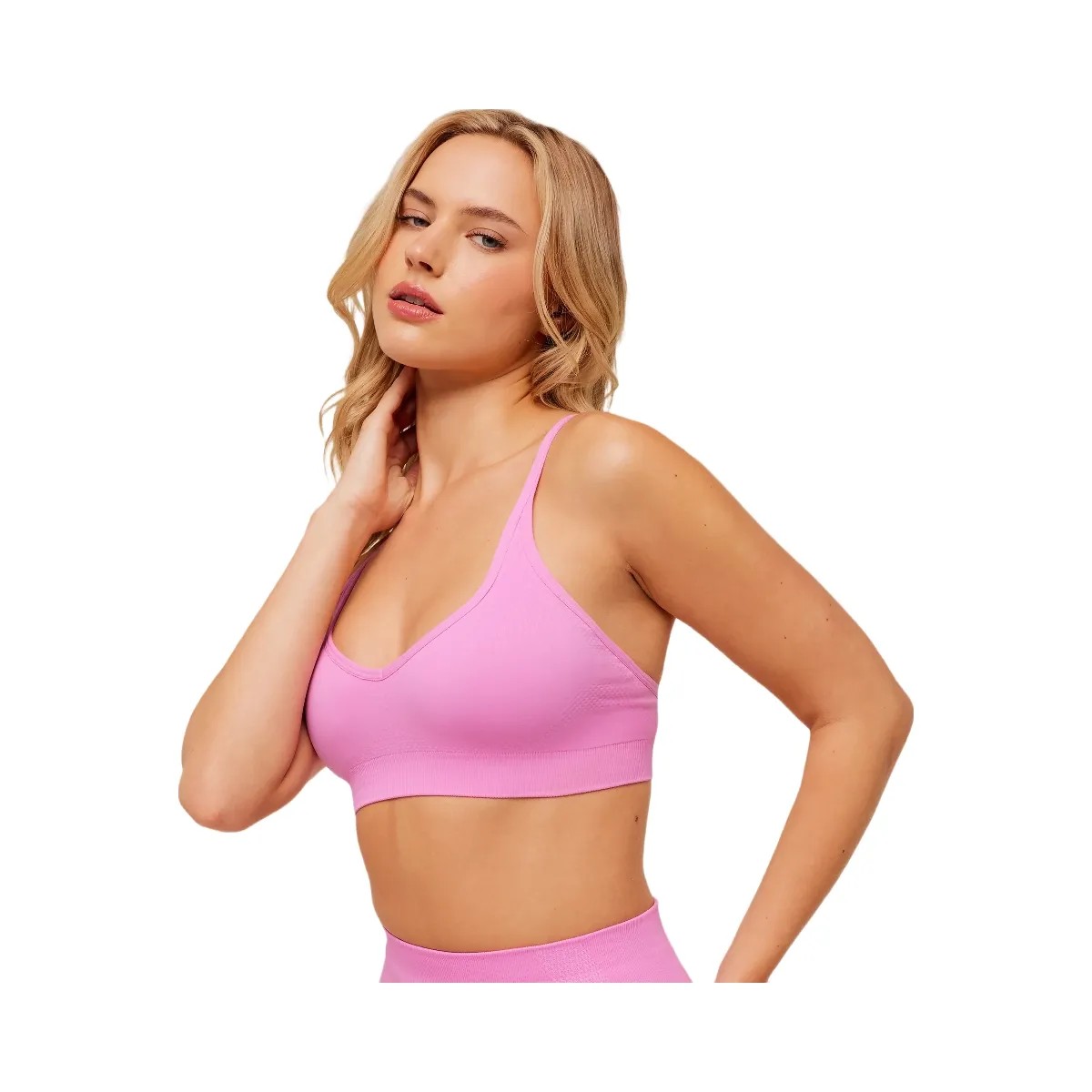 Gymshark Vital Sports Bra "Focus Pink" - HypeFly India View 4