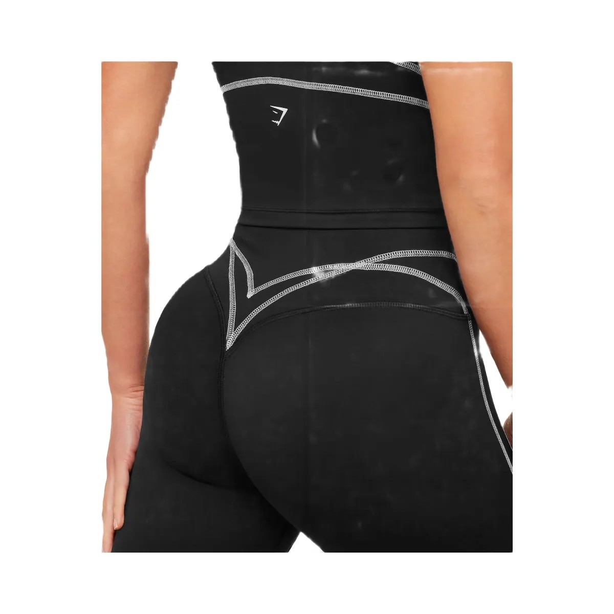 Gymshark Volt Leggings "Black White" - HypeFly India View 4