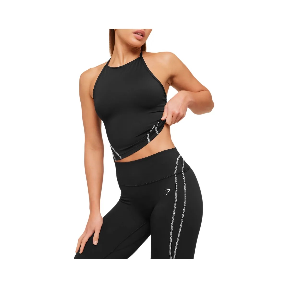 Gymshark Volt Leggings "Black White" - HypeFly India View 5