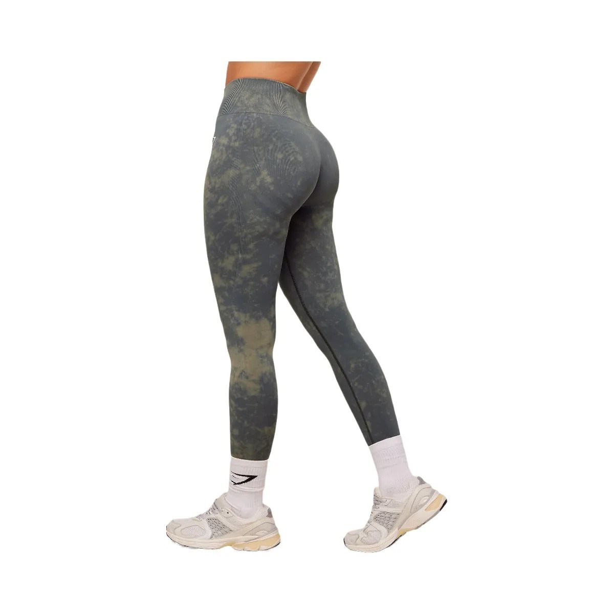 Gymshark Washed Leggings "Grey Wash" - HypeFly India View 5