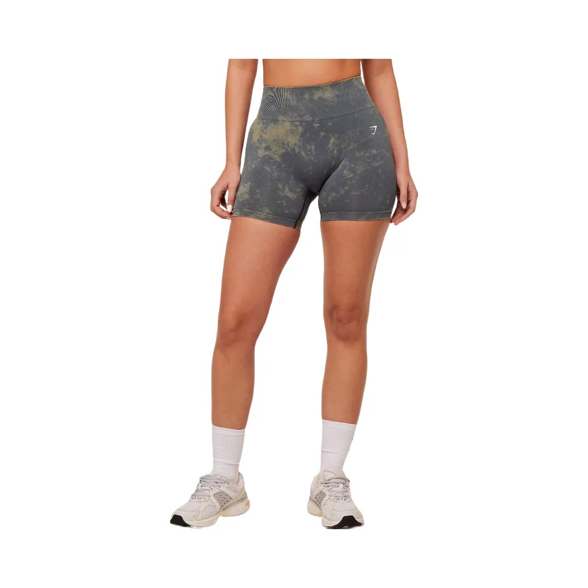 Gymshark Washed Shorts "Grey Wash" - HypeFly India View 1