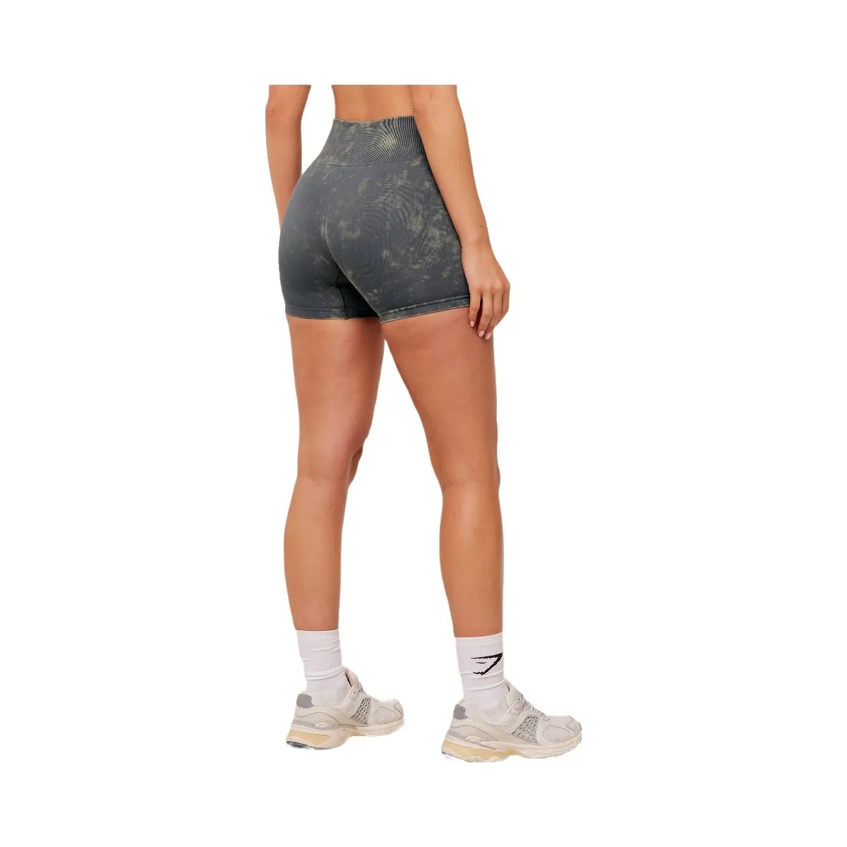 Gymshark Washed Shorts "Grey Wash" - HypeFly India View 2