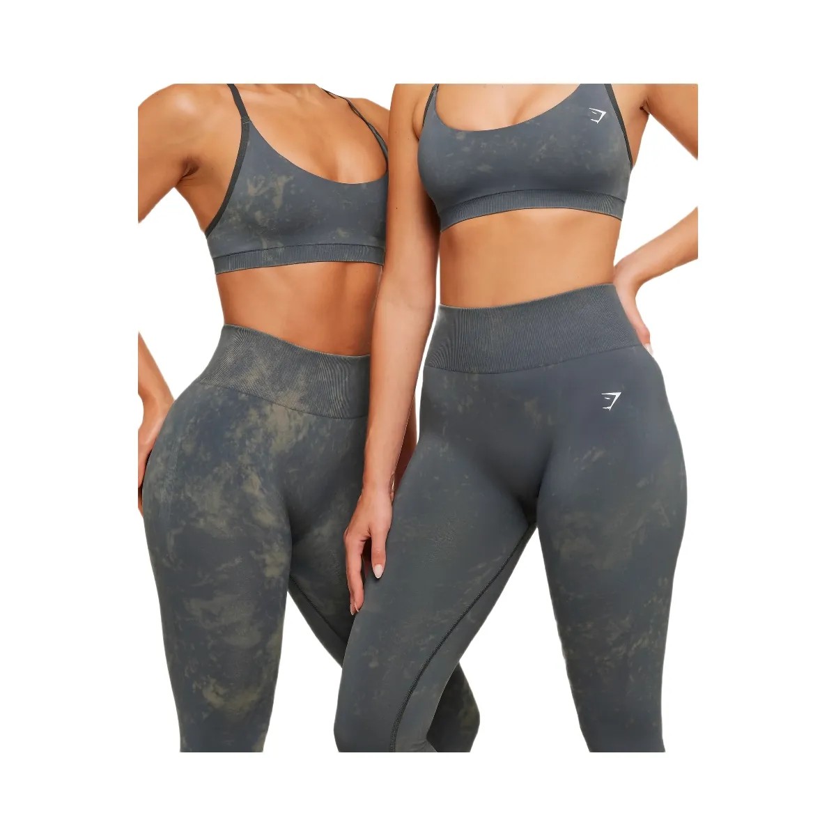 Gymshark Washed Sports Bra "Grey Wash" - HypeFly India View 2