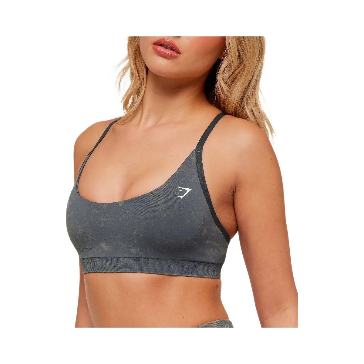 Gymshark Washed Sports Bra "Grey Wash" - HypeFly India View 6