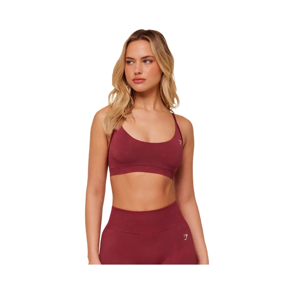 Gymshark Washed Sports Bra "Red Wash" - HypeFly India View 1