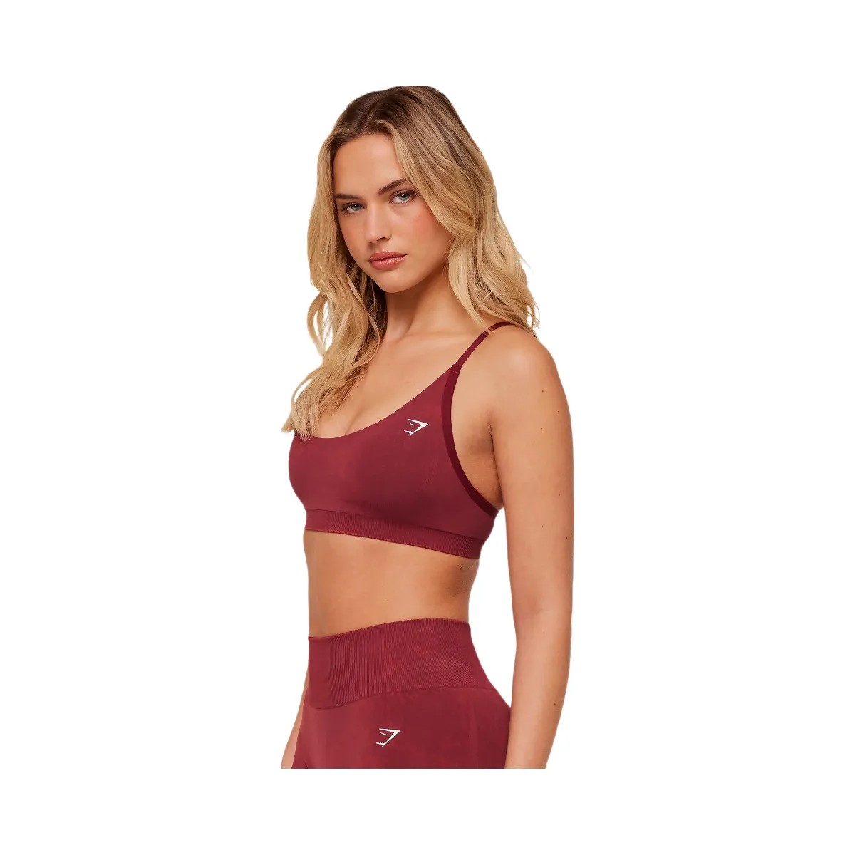 Gymshark Washed Sports Bra "Red Wash" - HypeFly India View 2