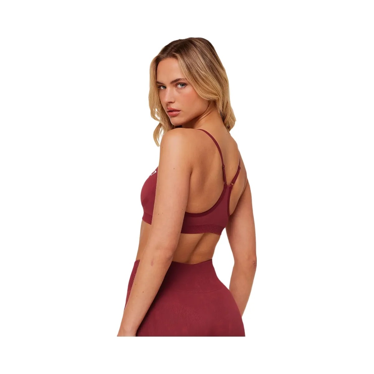 Gymshark Washed Sports Bra "Red Wash" - HypeFly India View 3