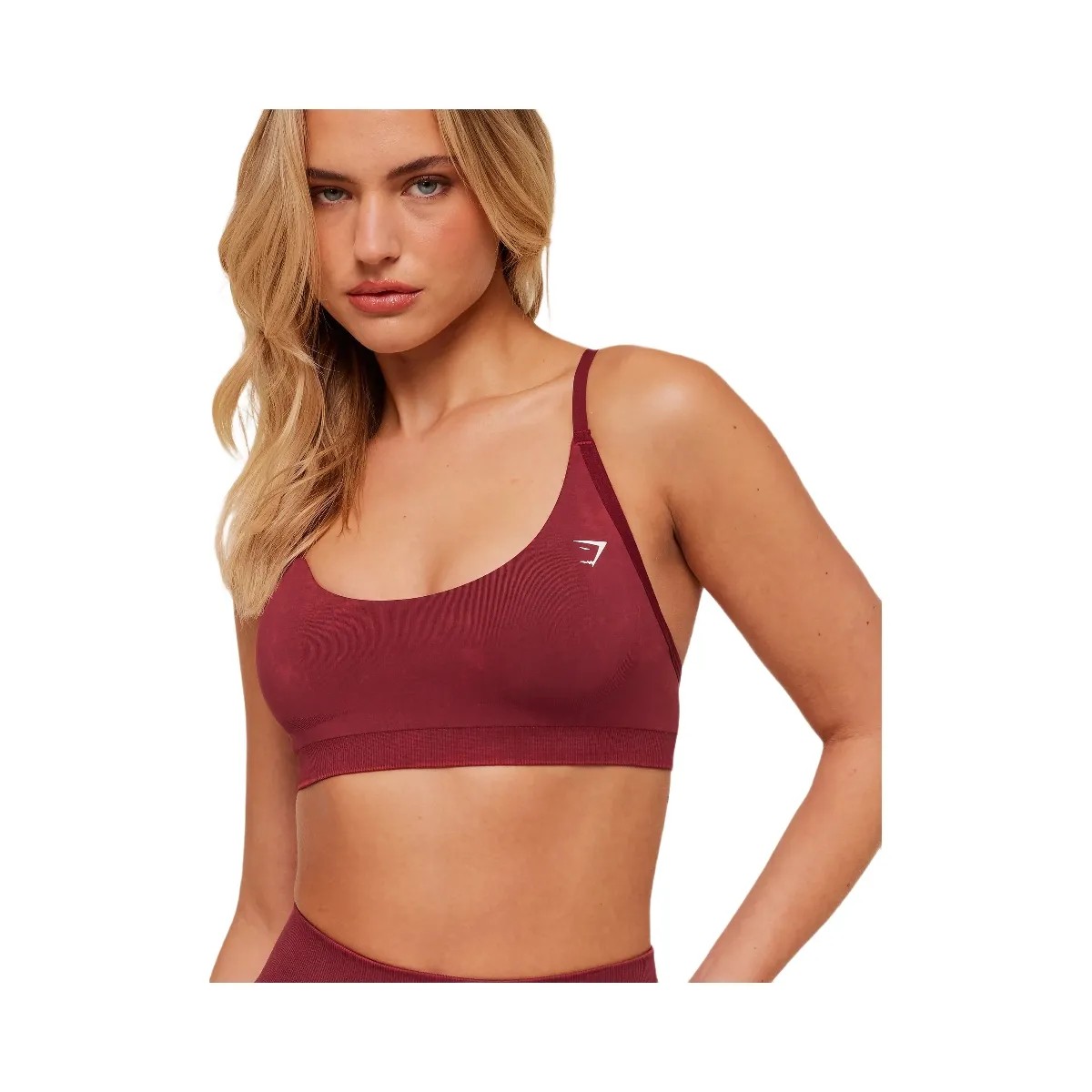 Gymshark Washed Sports Bra "Red Wash" - HypeFly India View 4