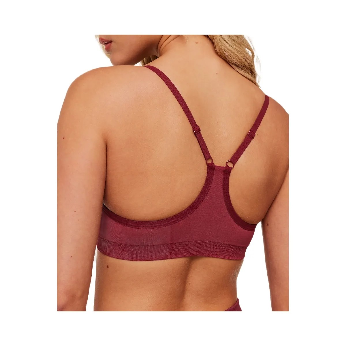 Gymshark Washed Sports Bra "Red Wash" - HypeFly India View 5