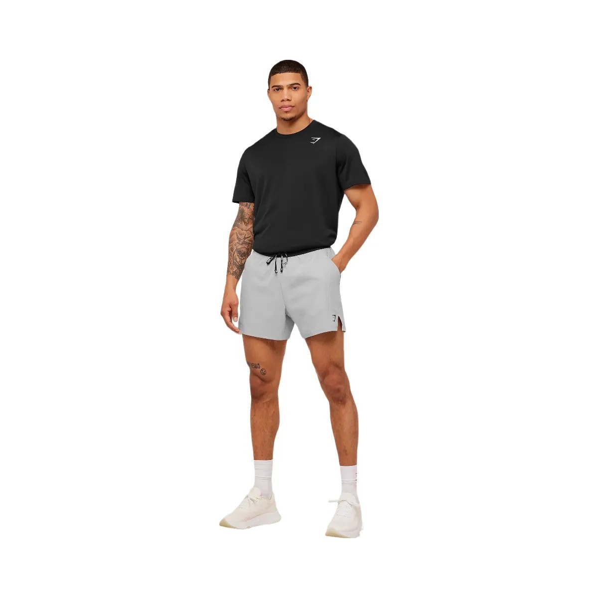 Gymshark Weekend 5" Shorts "Stratus Grey" - HypeFly India View 4