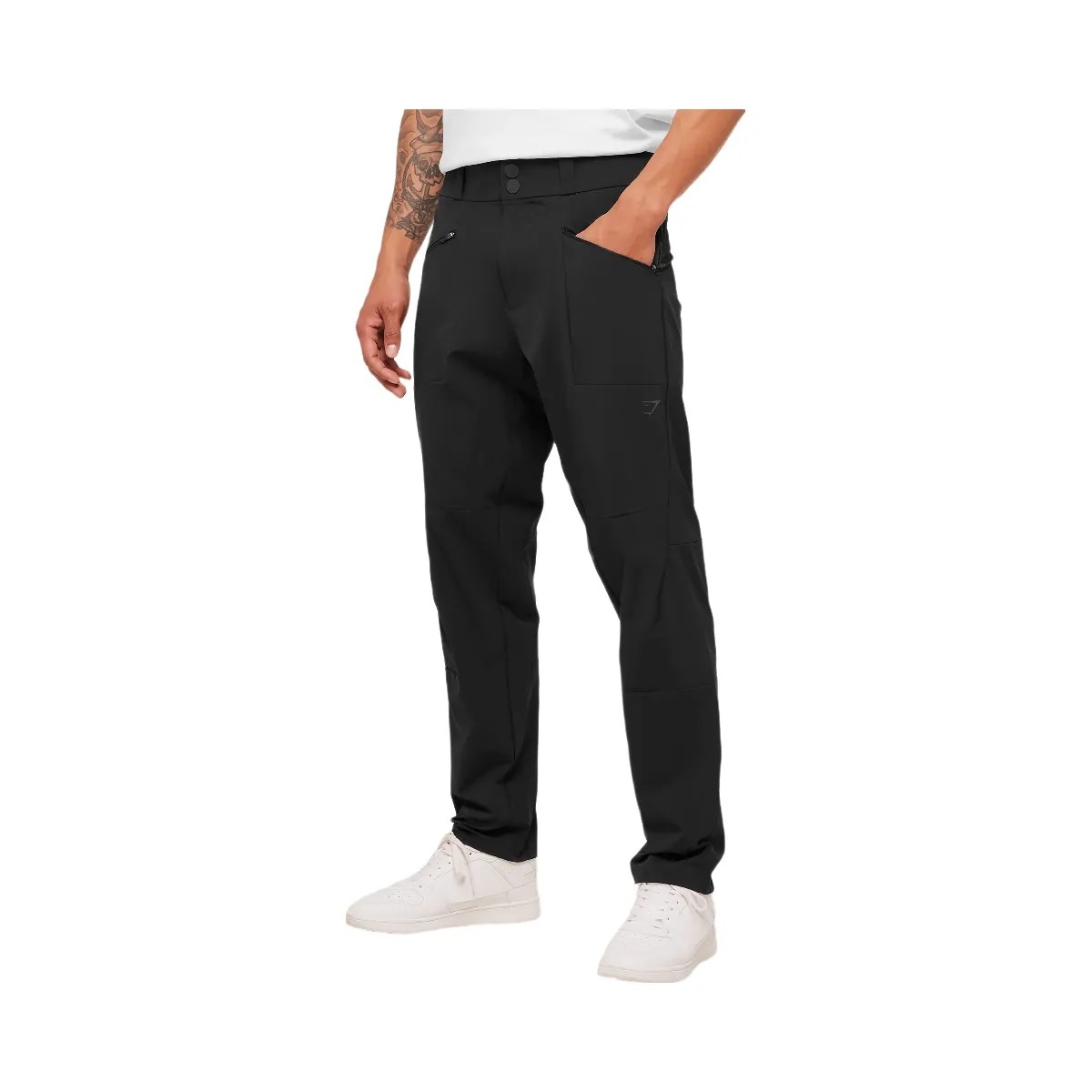 Gymshark Weekend Pants "Black" - HypeFly India View 3