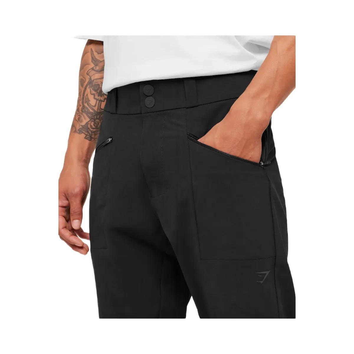 Gymshark Weekend Pants "Black" - HypeFly India View 5