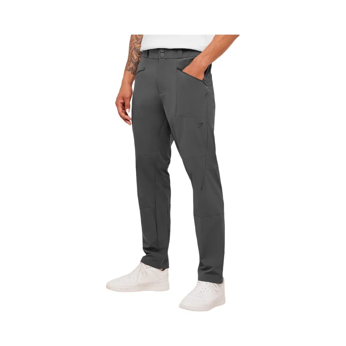 Gymshark Weekend Pants "Grey" - HypeFly India View 3