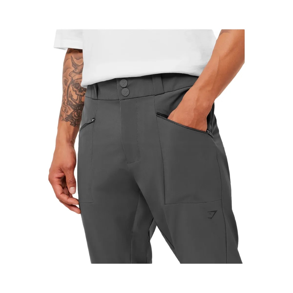 Gymshark Weekend Pants "Grey" - HypeFly India View 5