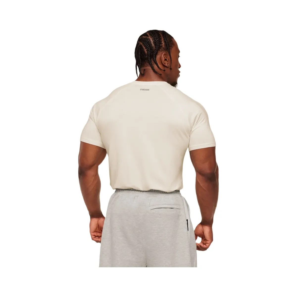 Gymshark x CBUM Essential T-Shirt "Soft White" - HypeFly India View 2
