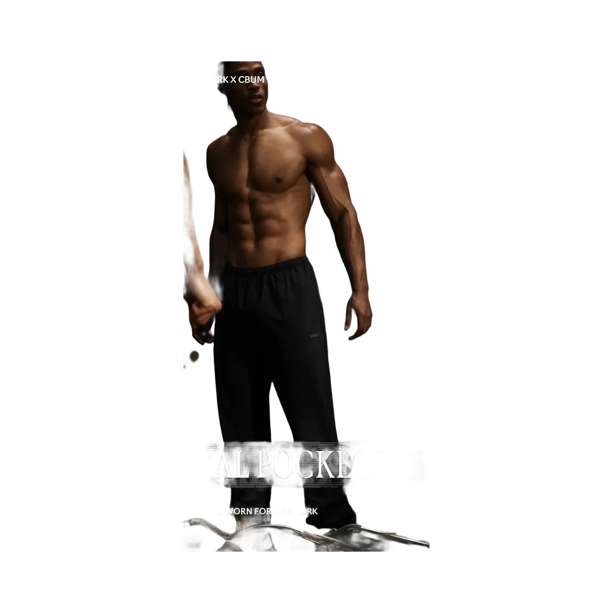 Gymshark x CBUM Lightweight Jogger "Black" - HypeFly India View 2