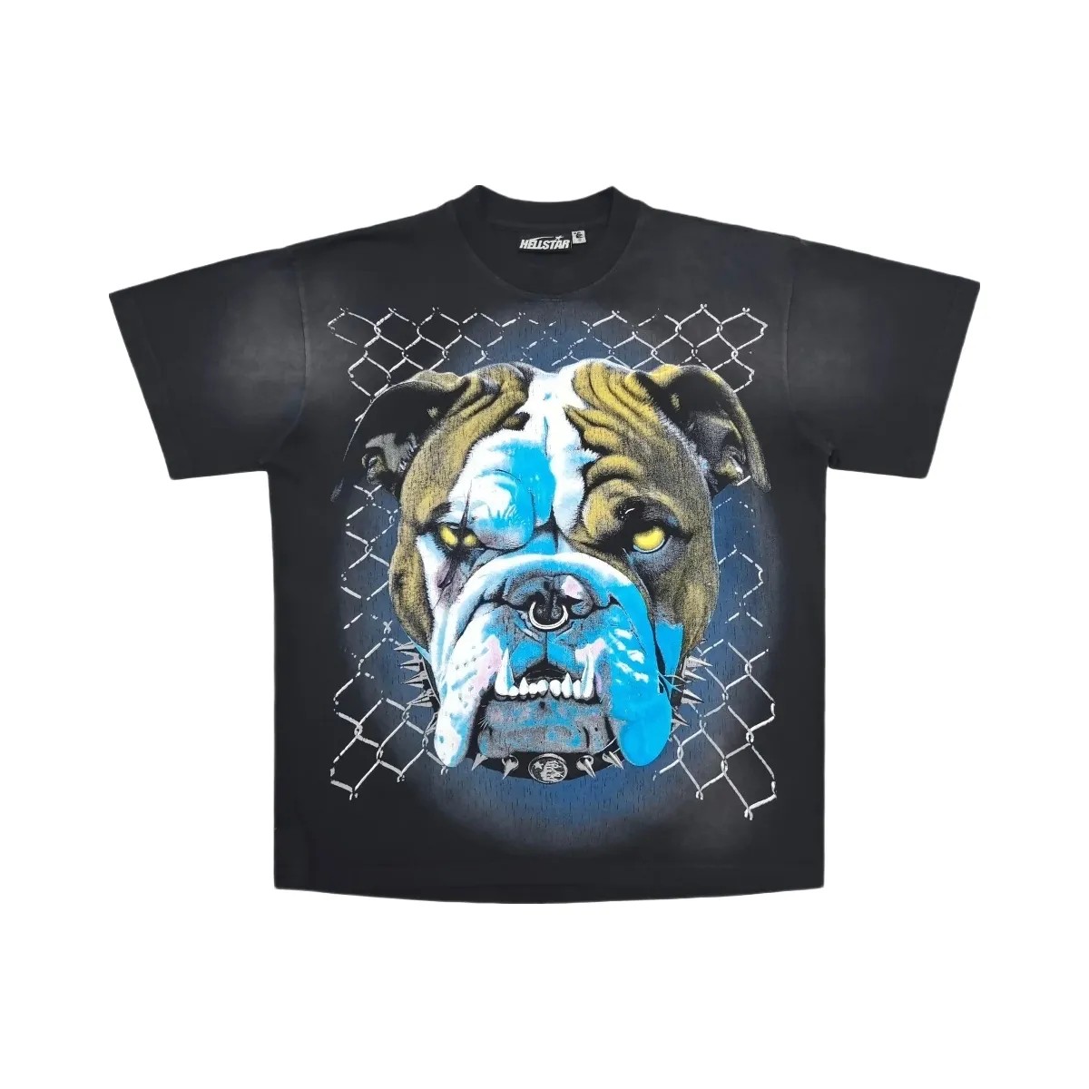Hellstar Beware Of Dog T Shirt Black - HypeFly India View 1