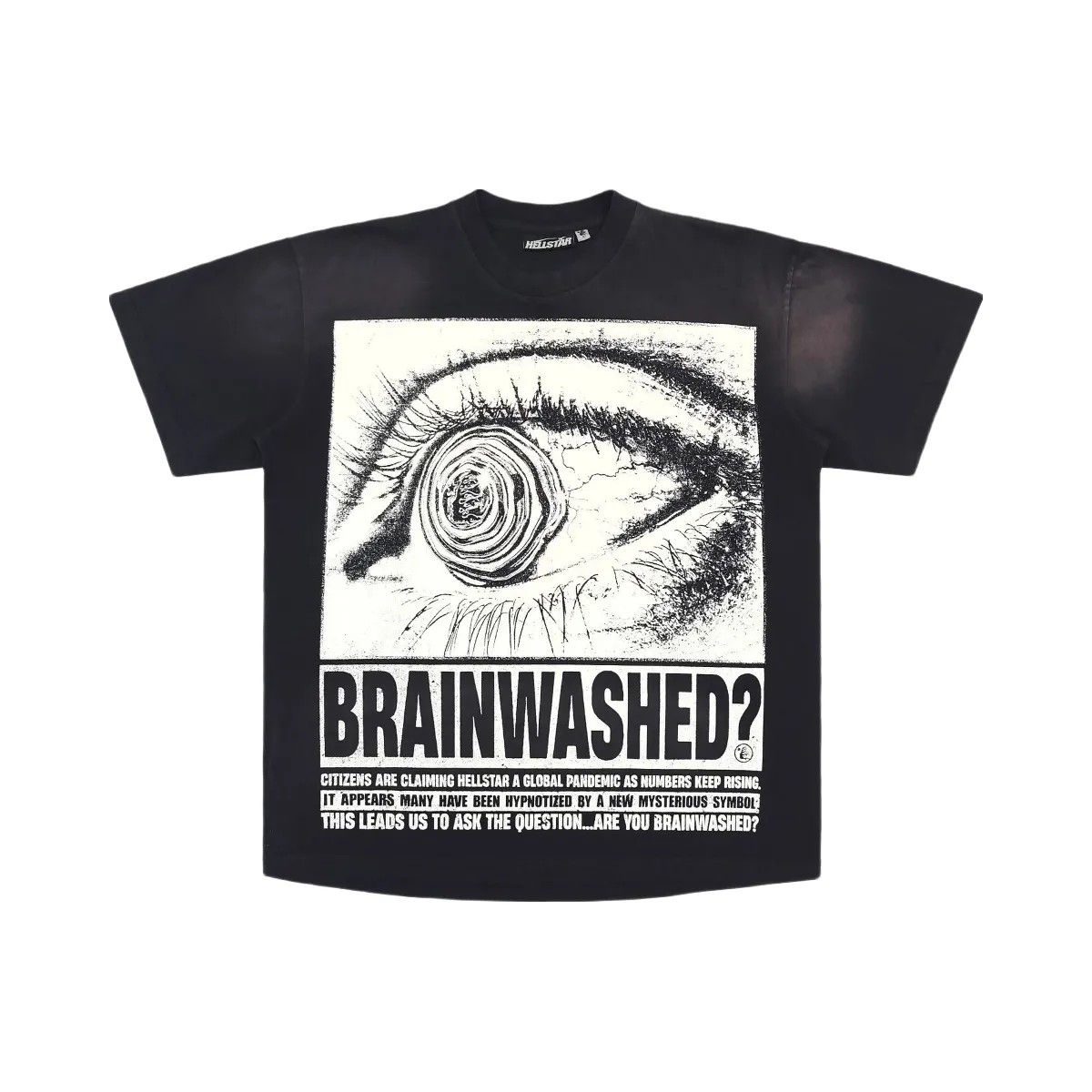 Hellstar Eyeball T Shirt Black - HypeFly India View 1