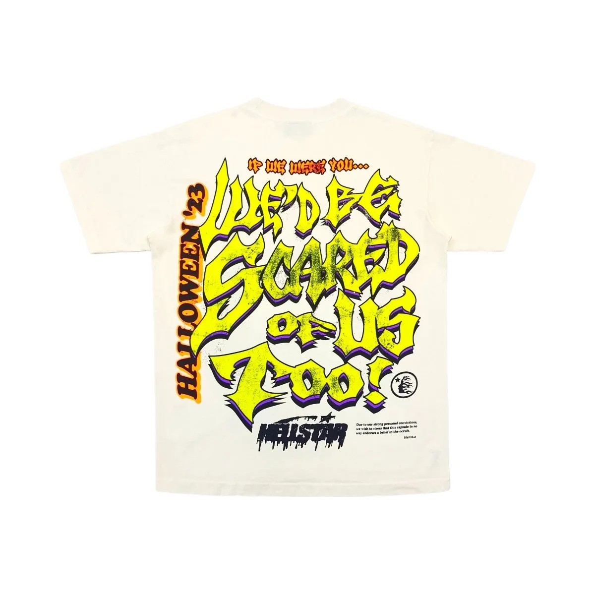 Hellstar Frankenkid T Shirt White - HypeFly India View 2