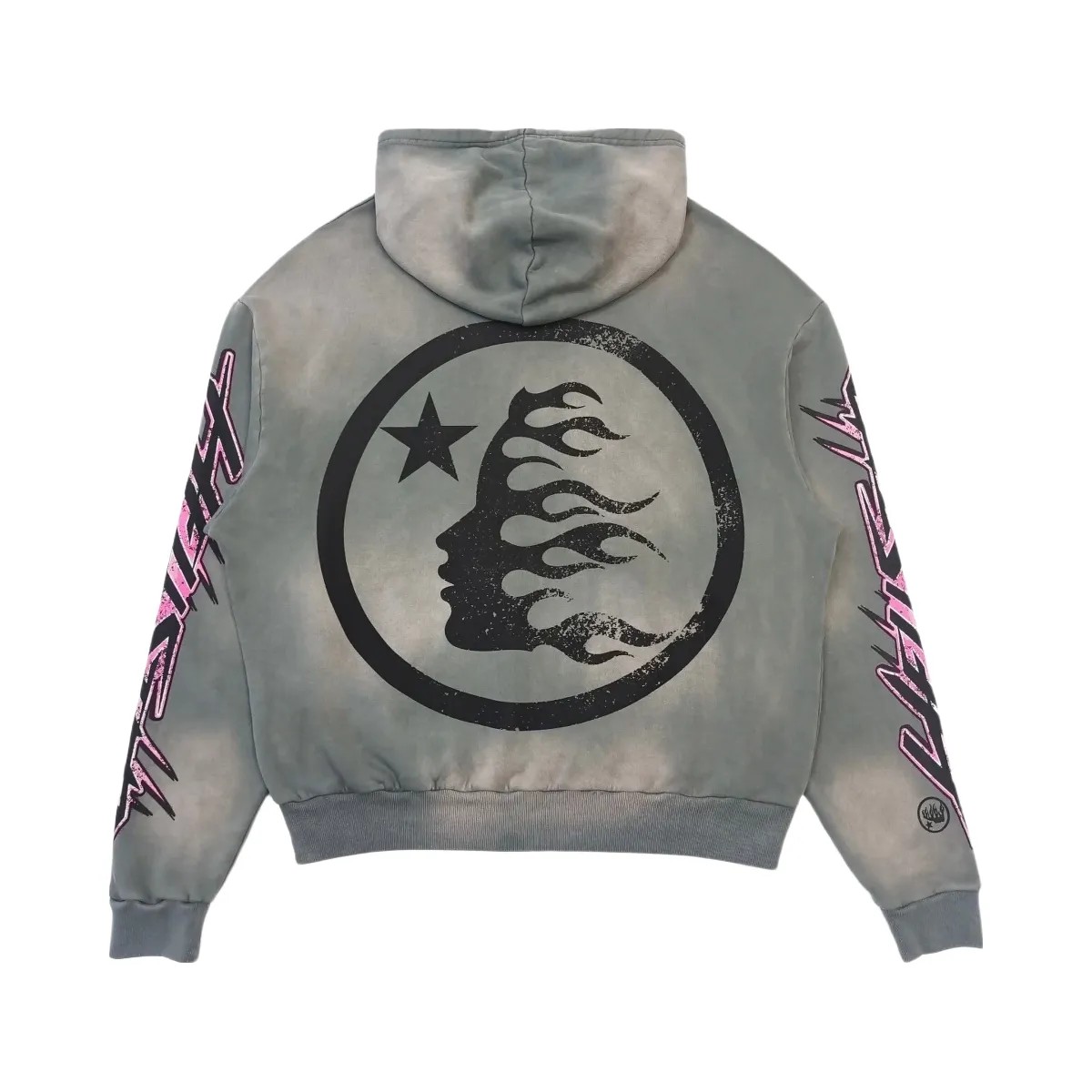 Hellstar Future Flame Hoodie Grey - HypeFly India View 2