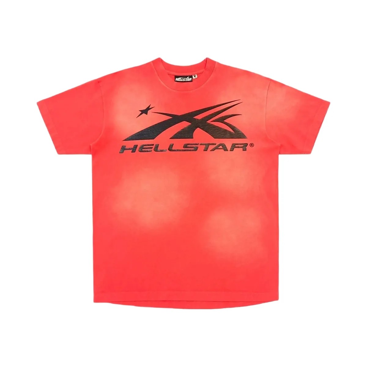 Hellstar Gel Sport Logo T Shirt Red - HypeFly India View 1