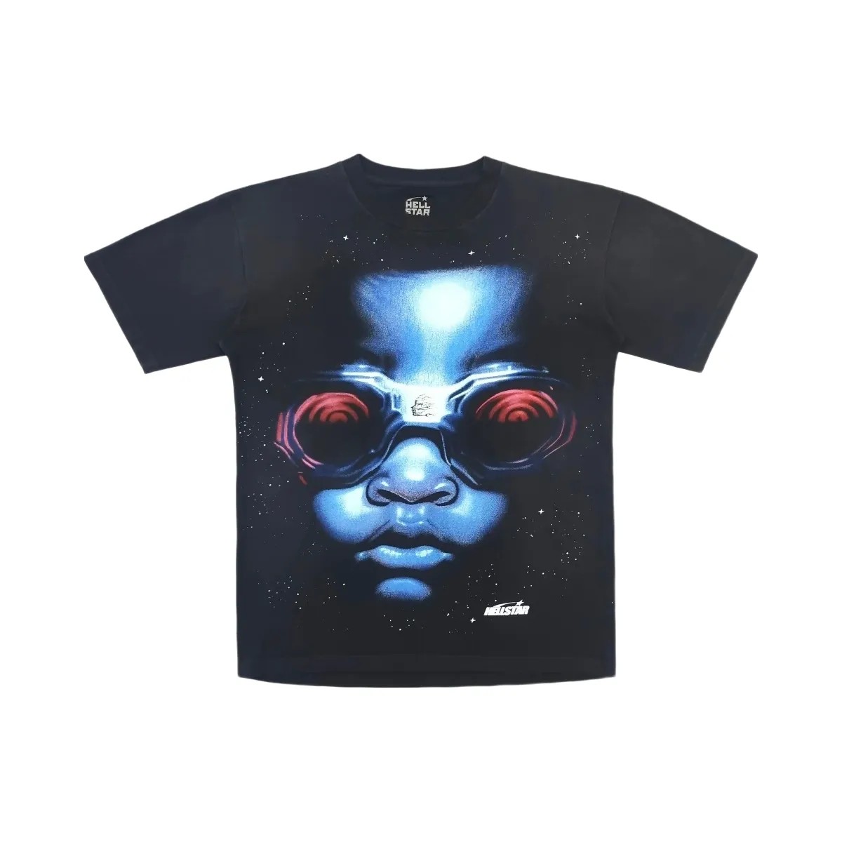 Hellstar Goggles T Shirt Black - HypeFly India View 1