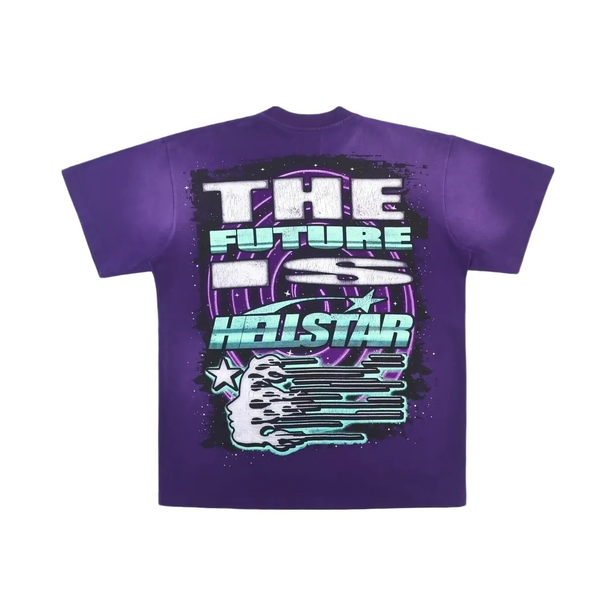 Hellstar Goggles T Shirt Purple - HypeFly India View 2