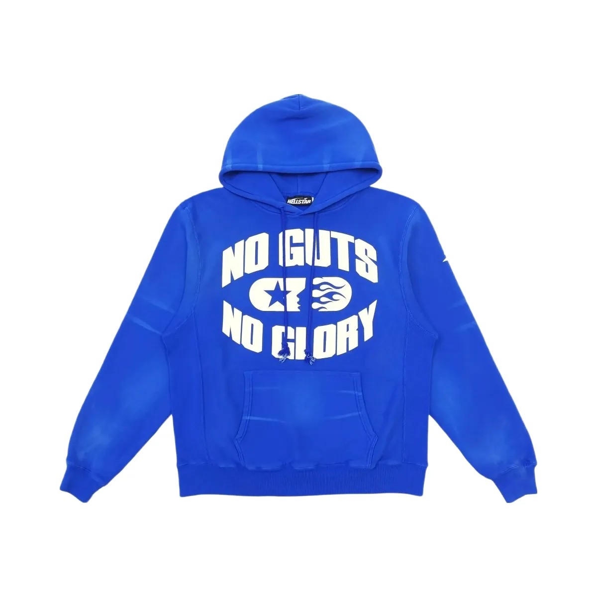 Hellstar No Guts No Glory Hoodie Hoodie Blue - HypeFly India View 1