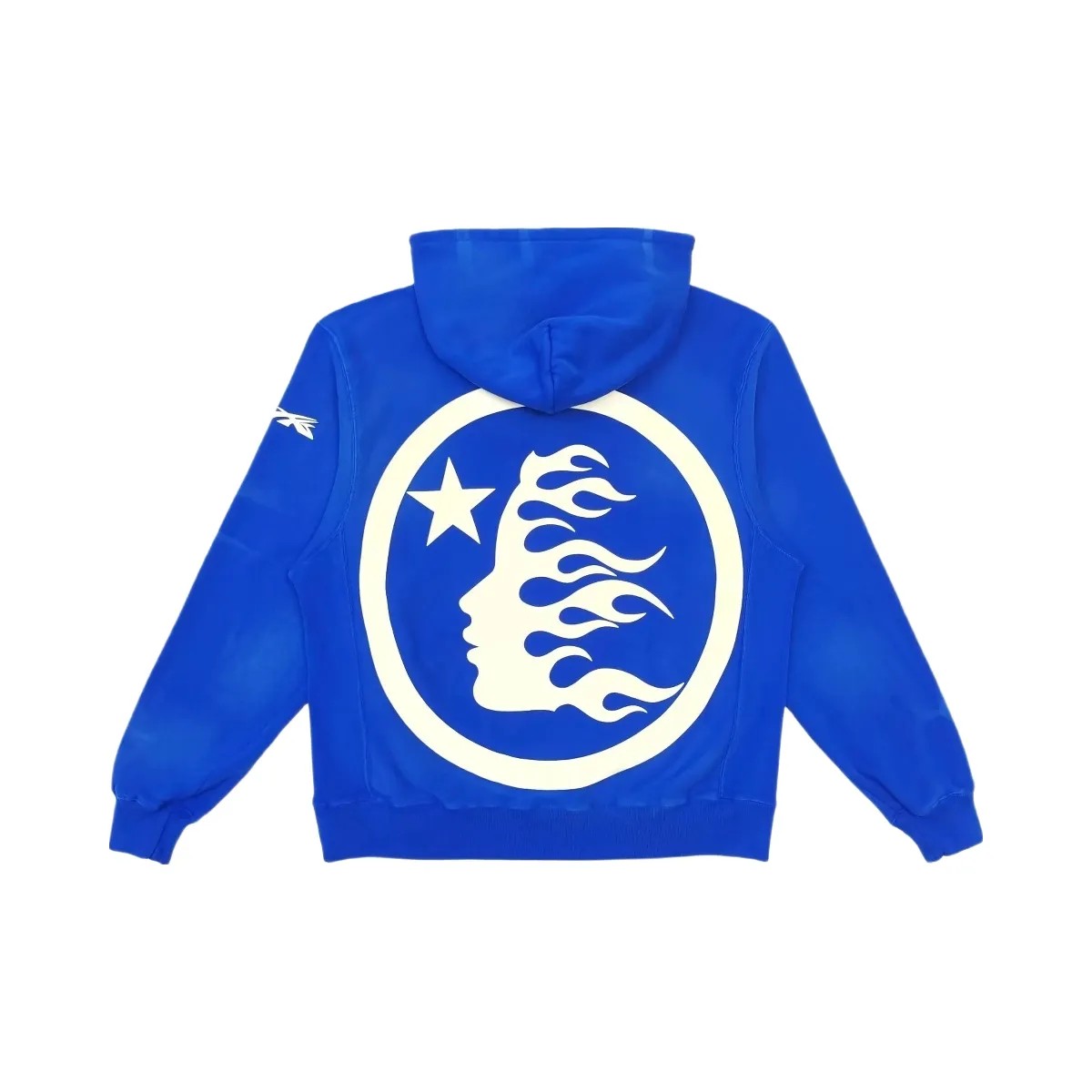 Hellstar No Guts No Glory Hoodie Hoodie Blue - HypeFly India View 2