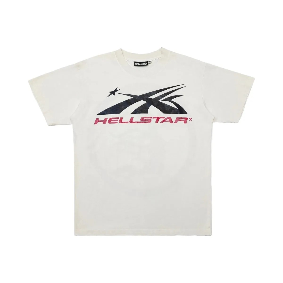 Hellstar Sport Logo Gel T Shirt White - HypeFly India View 1