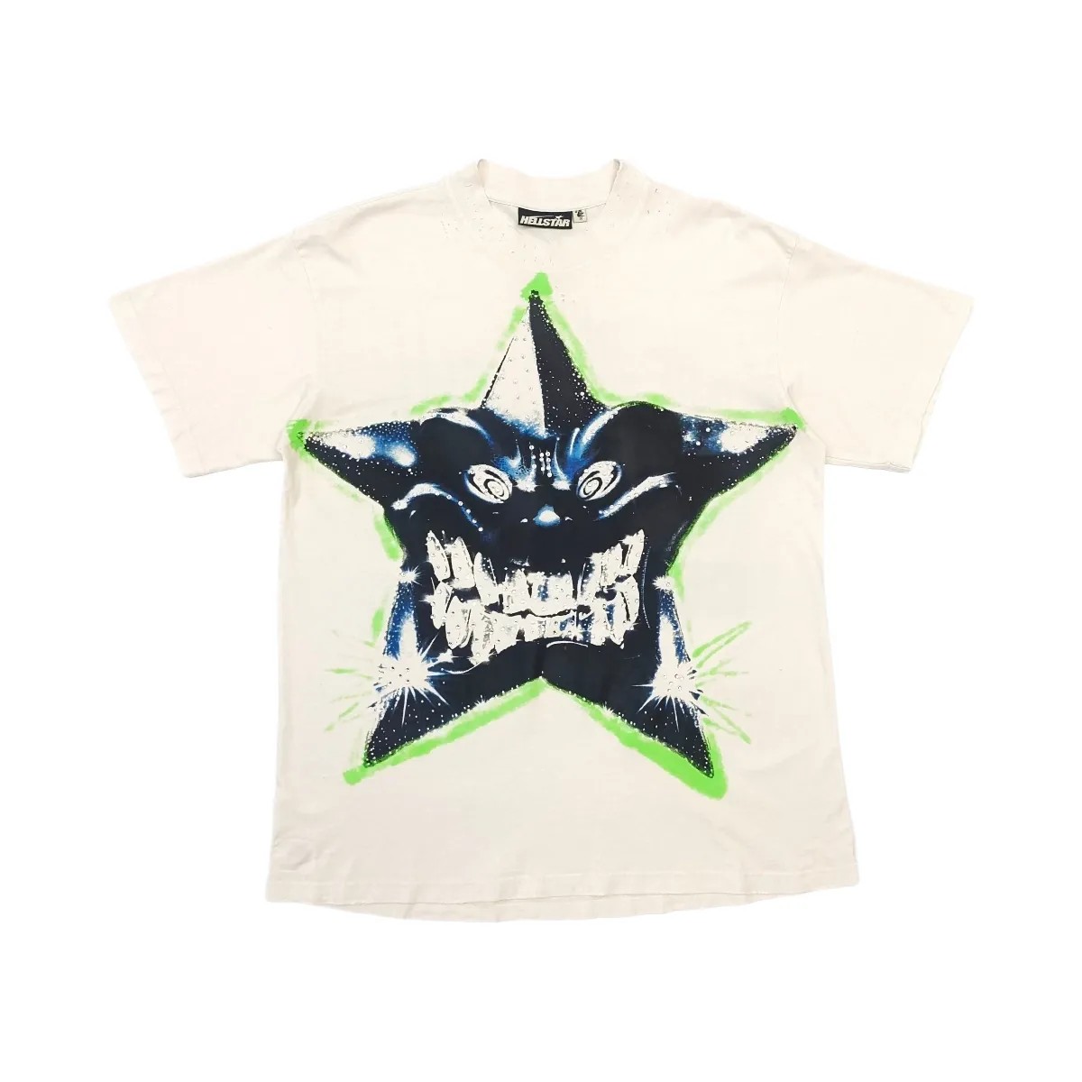 Hellstar Star T Shirt White - HypeFly India View 1