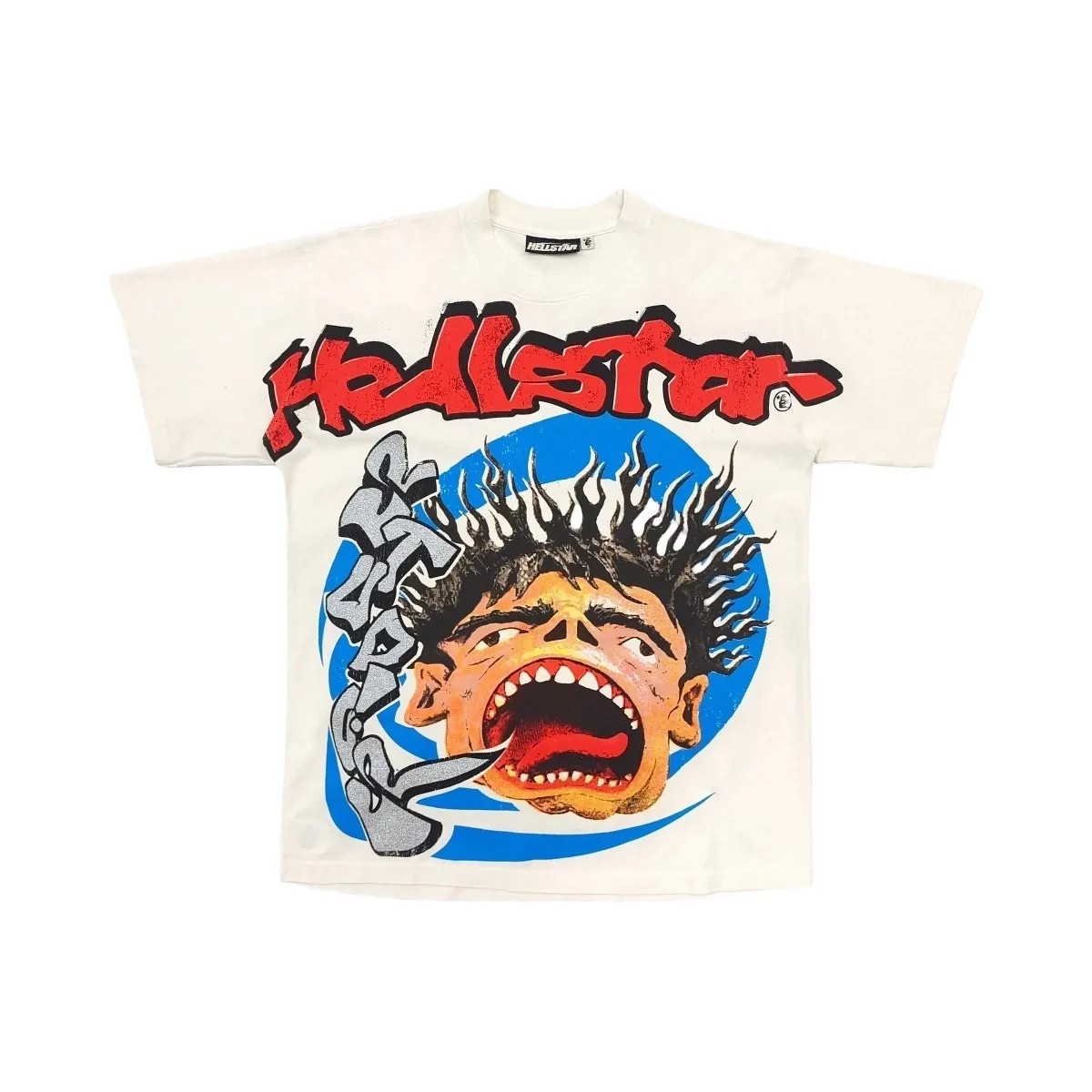 Hellstar Studios Screaming Kid T Shirt White - HypeFly India View 2