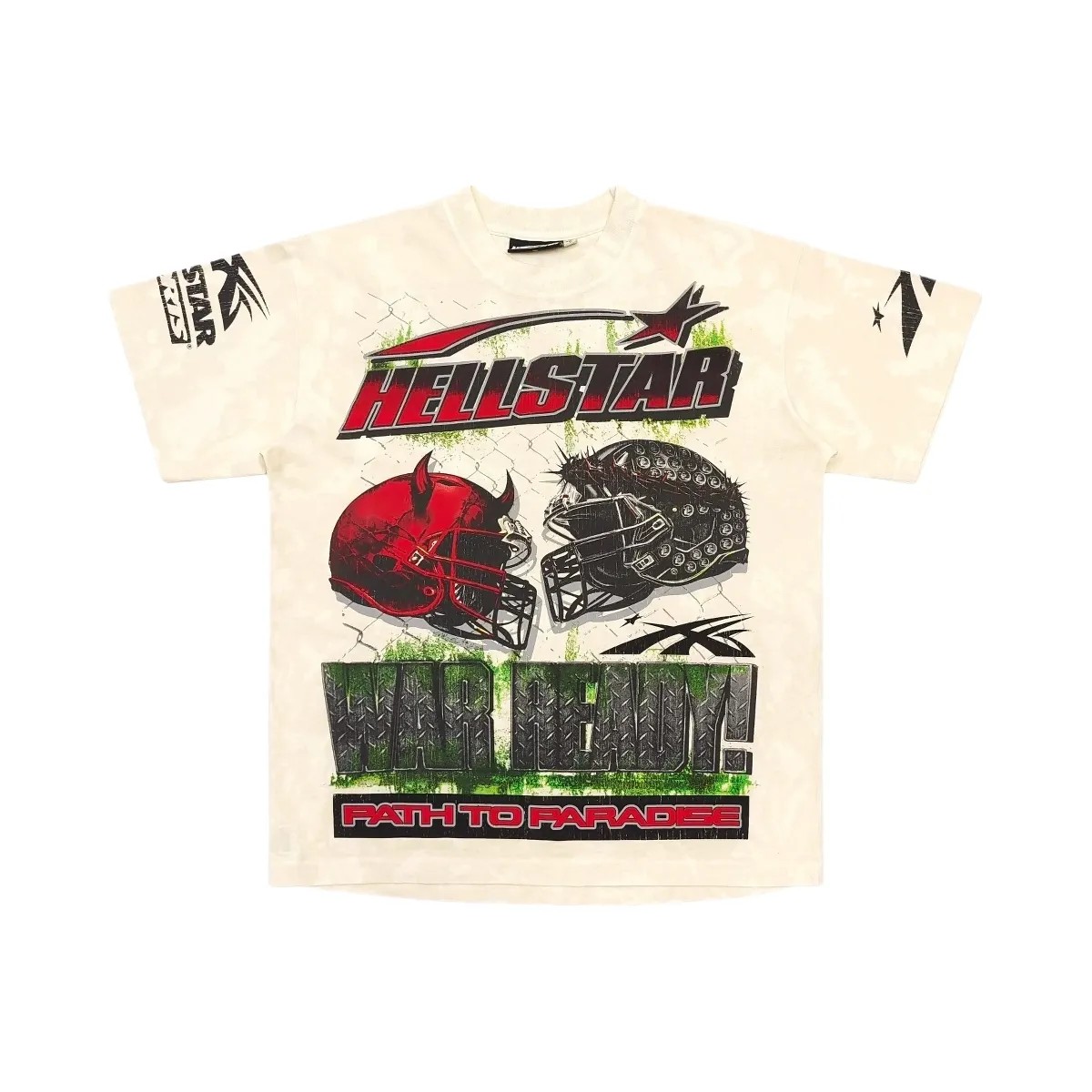 Hellstar War Ready T Shirt White - HypeFly India View 1