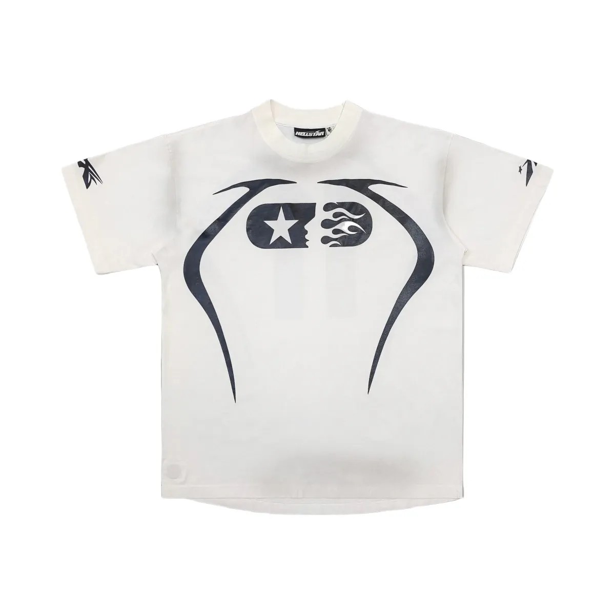 Hellstar Warm Up T Shirt White - HypeFly India View 1