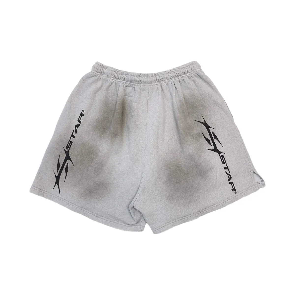 Hellstar Yoga Shorts Grey - HypeFly India View 2