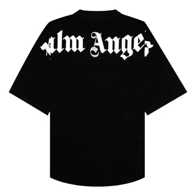 Palm Angels Classic Back Logo Oversized Black Tee - HypeFly India View 1
