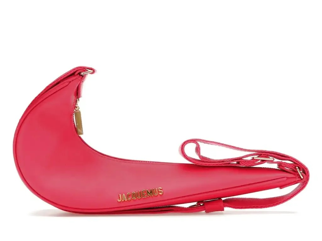 Jacquemus x Nike Le Sac Swoosh Small Dark Pink - HypeFly India View 1