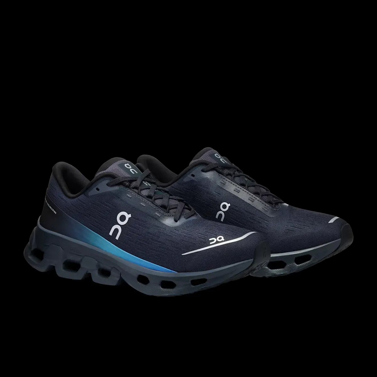 On Running Cloudspark Black Blueberry - HypeFly India View 3