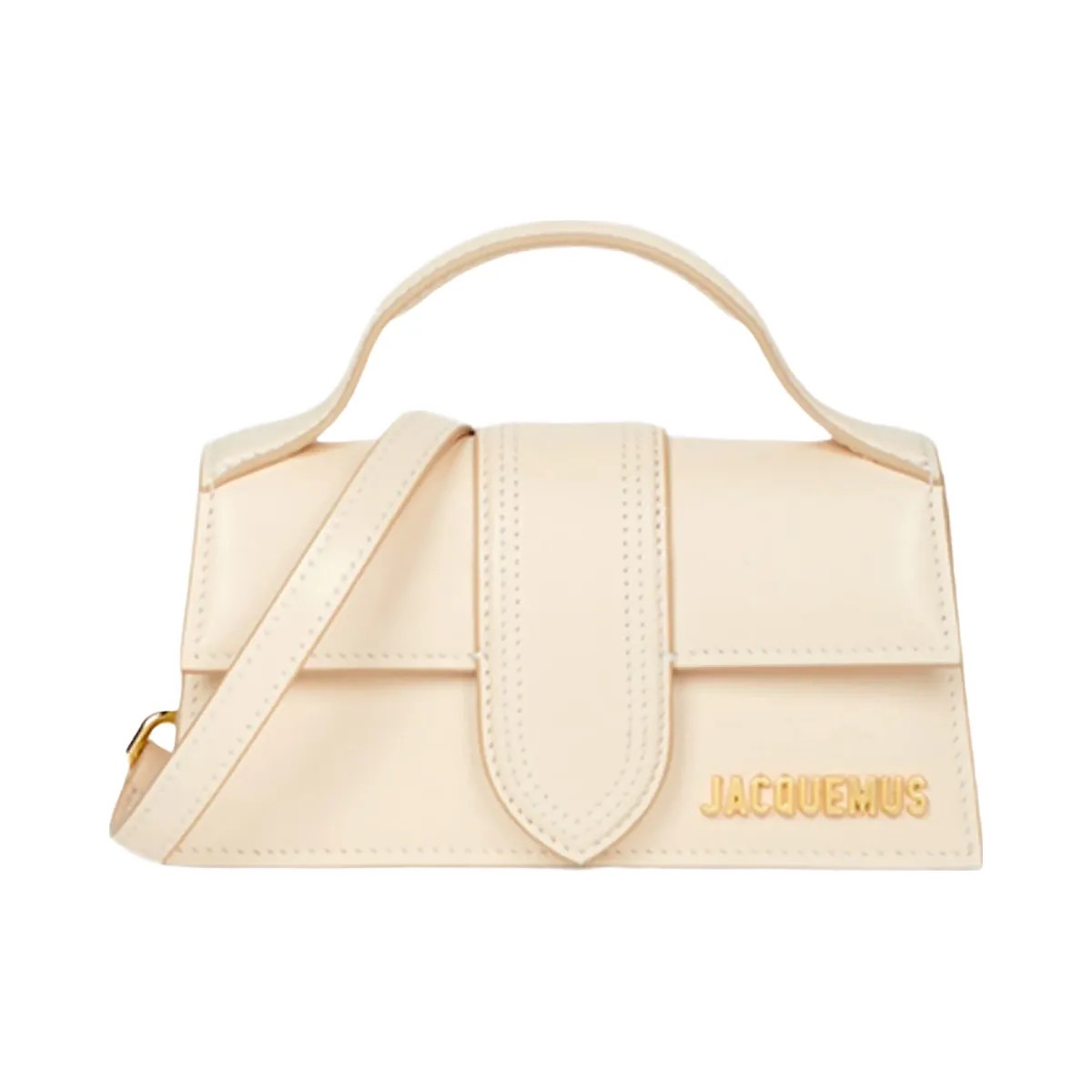 Jacquemus Le Bambino Mini Flap Bag Ivory - HypeFly India View 1