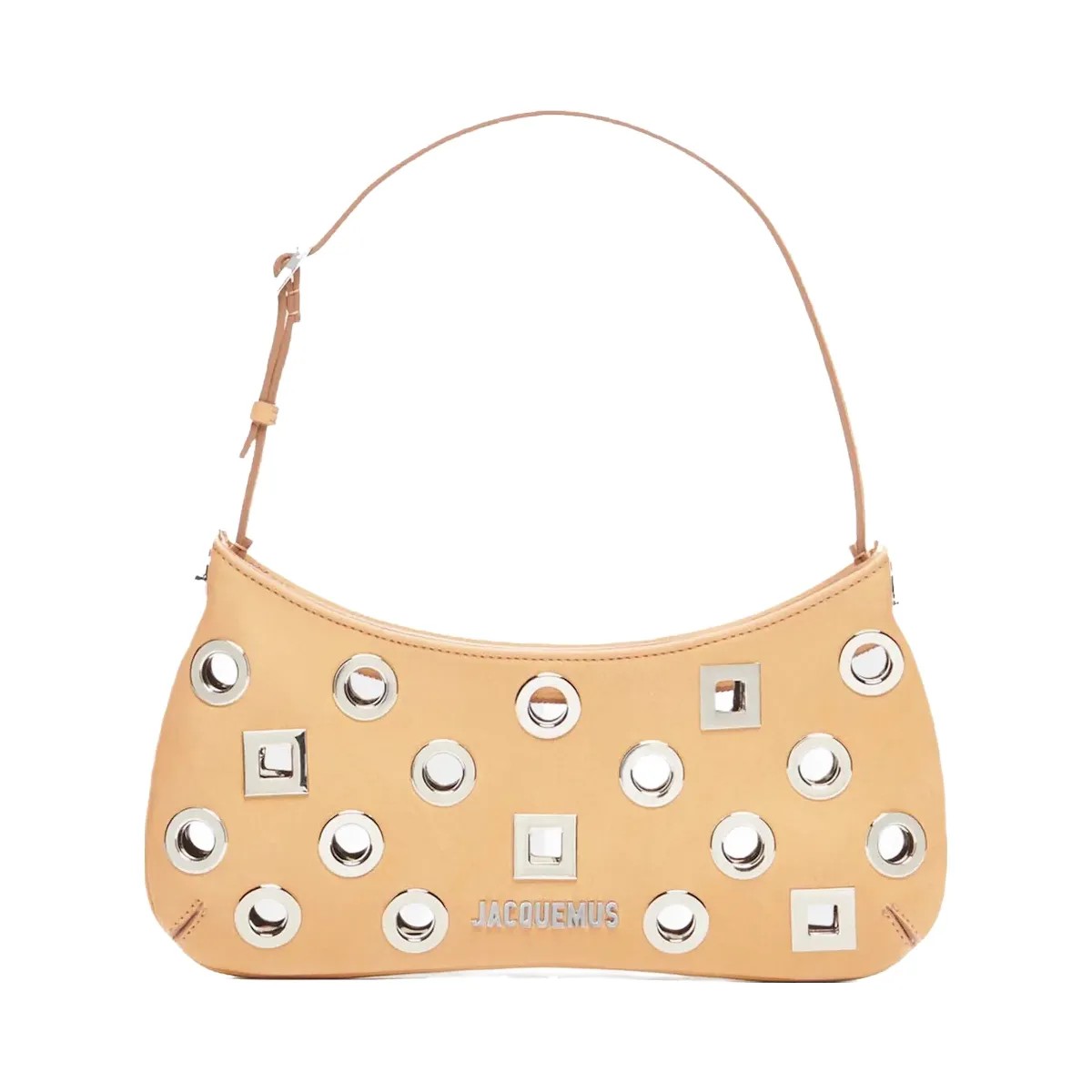 Jacquemus Le Bisou Rond Carr√© Dark Beige - HypeFly India View 1