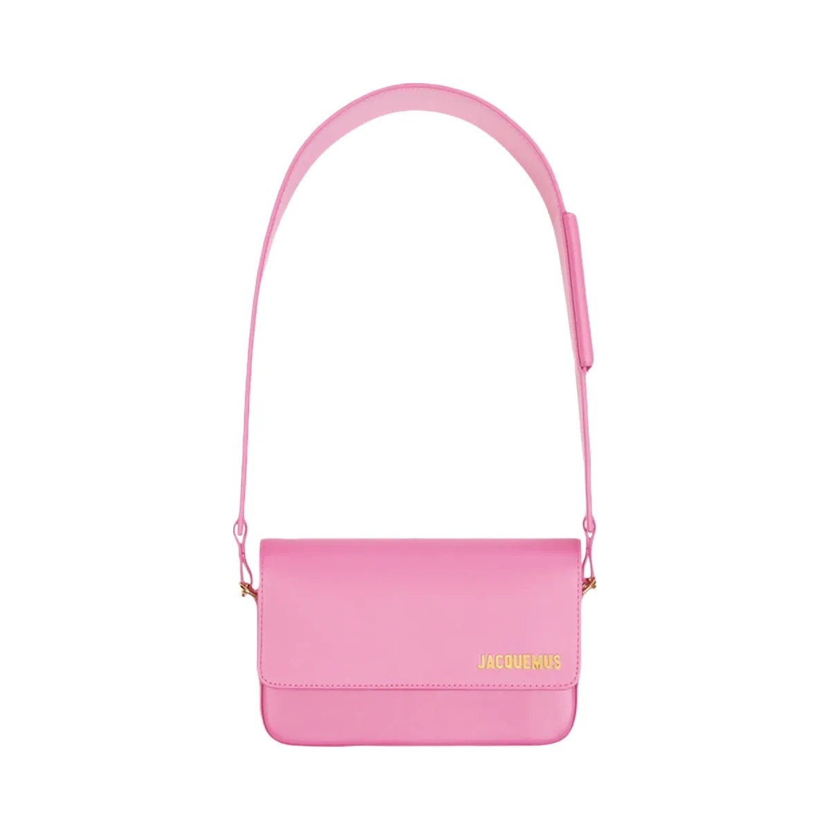 Jacquemus Le Carinu Flap Shoulder Bag Pink - HypeFly India View 1