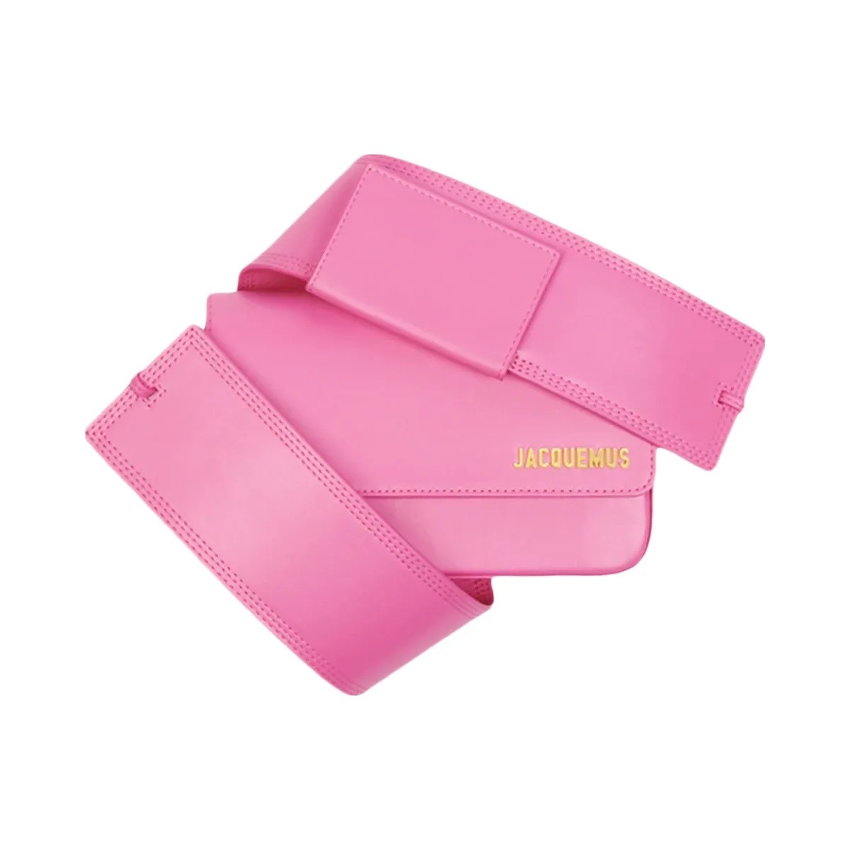 Jacquemus Le Carinu Flap Shoulder Bag Pink - HypeFly India View 2