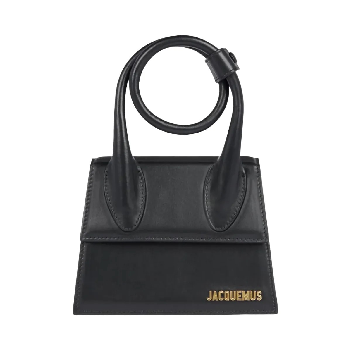 Jacquemus Le Chiquito Noeud Bag Black - HypeFly India View 1