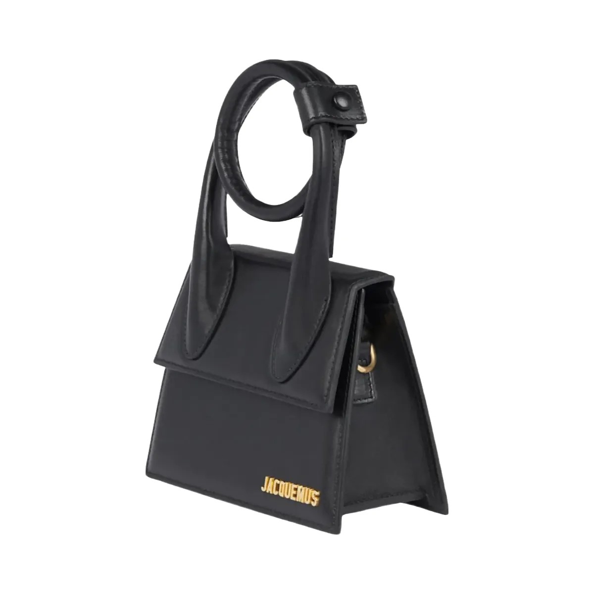 Jacquemus Le Chiquito Noeud Bag Black - HypeFly India View 2